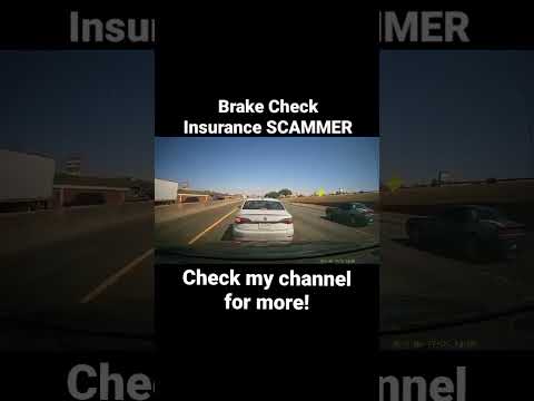 Brake Check Insurance Scam #scamming #dashcam #scam #scams #scamstory #