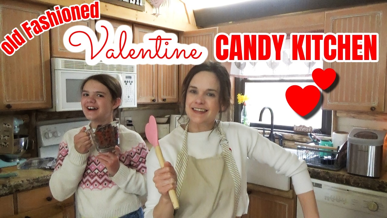 RELIVING GRANDMA'S VALENTINE'S DAY! 💌 Making Old Fashioned Treat Boxes & Cards You Can Make at Home