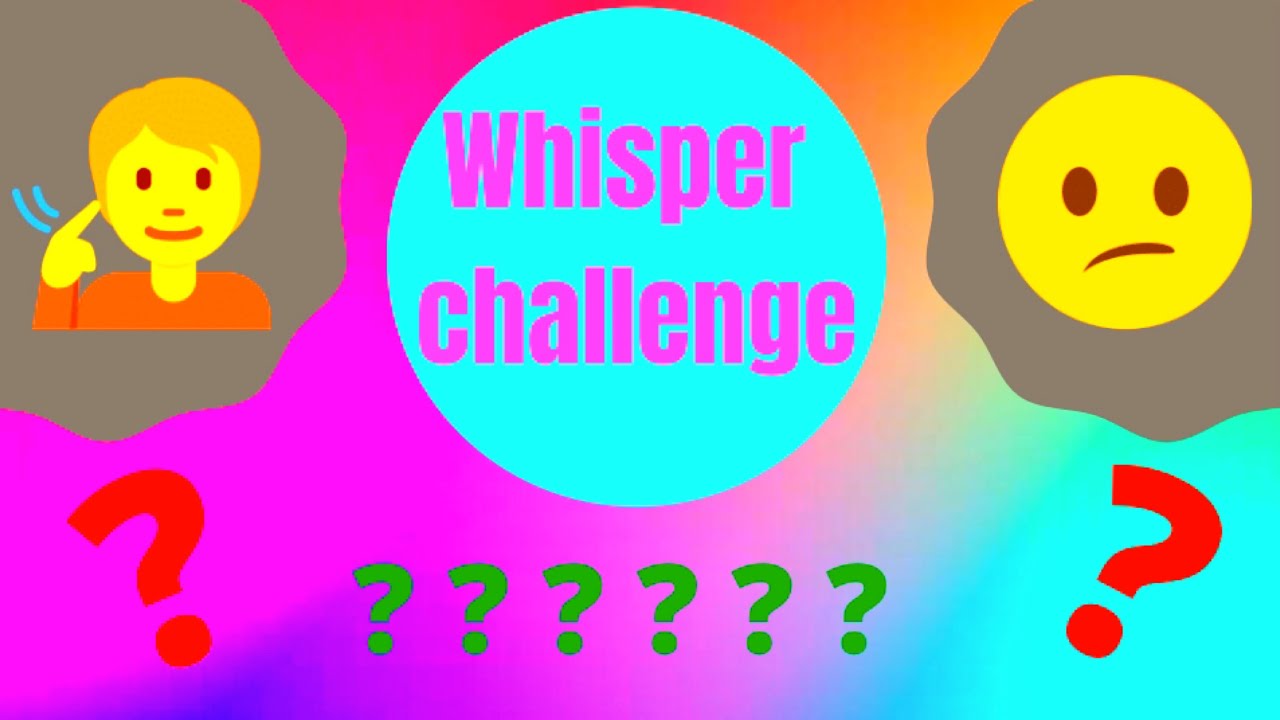 Whisper challenge - YouTube