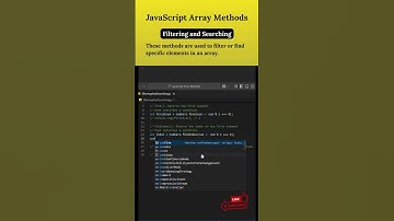 How to Search and Filter Arrays in JavaScript? #javascript #array