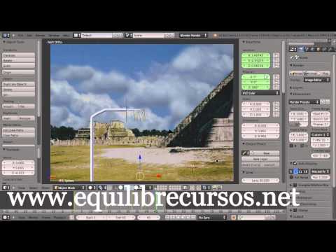 80- Blender Animação Básica (Timeline)