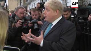 London Mayor Boris Johnson to back Brexit