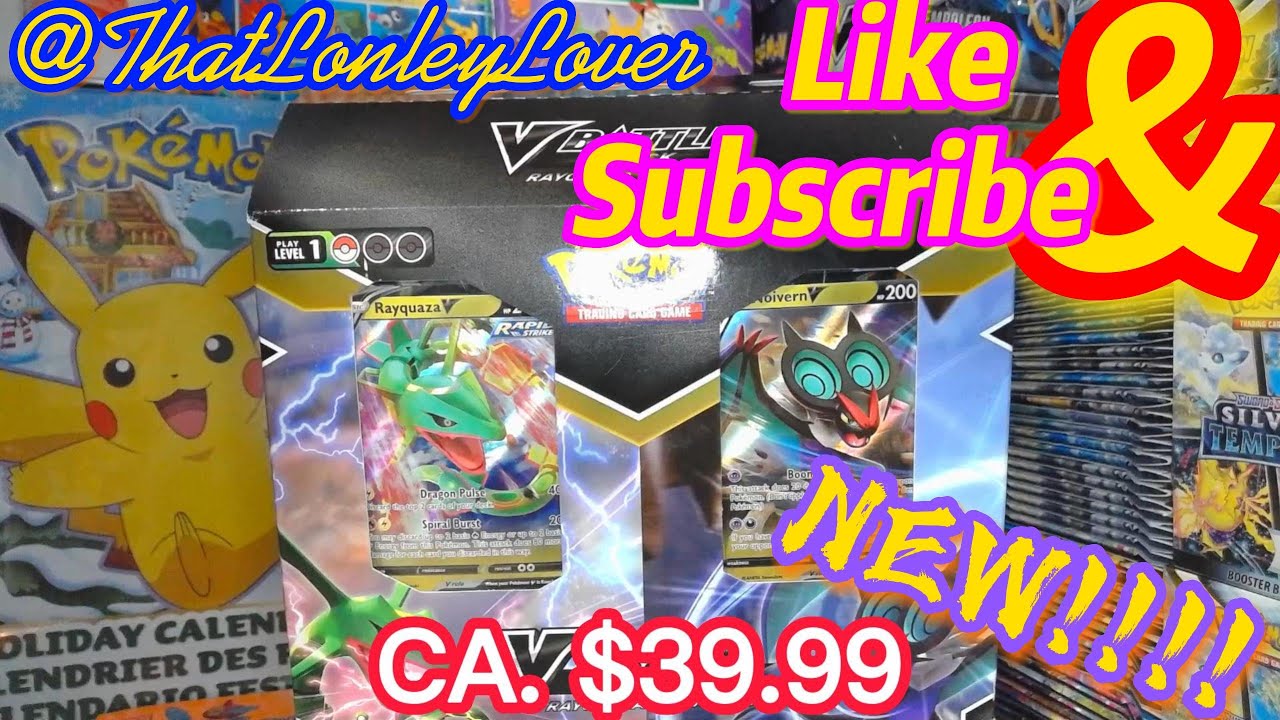 Day 3 NEW! Pokémon Rayquaza and Noivern V Battle Decks Review