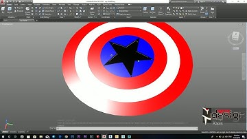 captain America SHIELD 3D