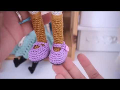 crochet doll shoes pattern