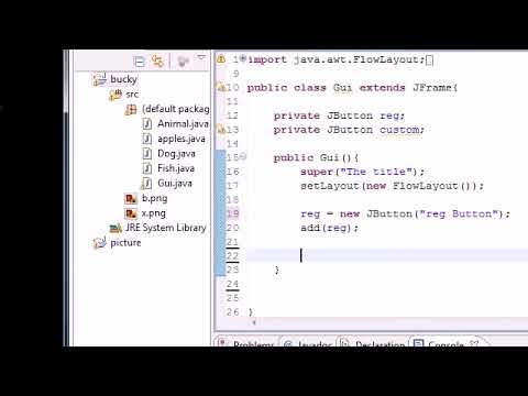 Java Programming Tutorial   62   JButton