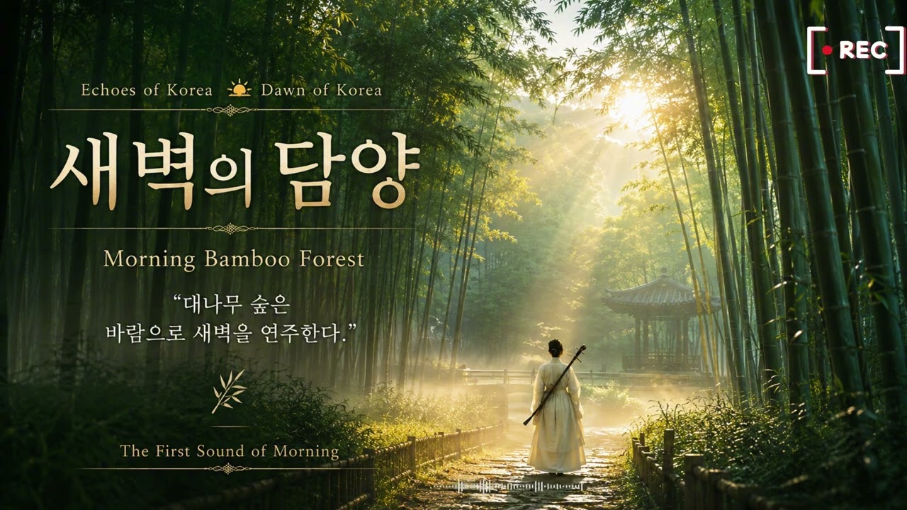 🎋 새벽의 담양 | Morning Bamboo Forest | Korean Healing Music | Dawn of Korea EP.03