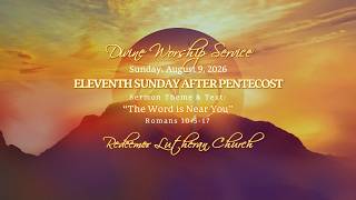 Eleventh Sunday After Pentecost