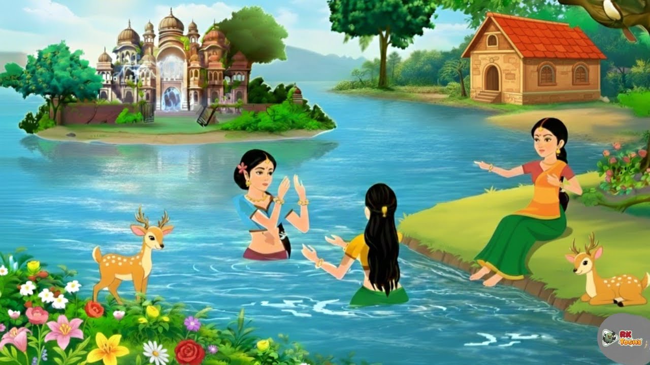 পুকুরের গভীর রহস্য। Moral Stories CartoonBengali | Fairy Tales Cartoon Bengali | Horror Story | RK. 