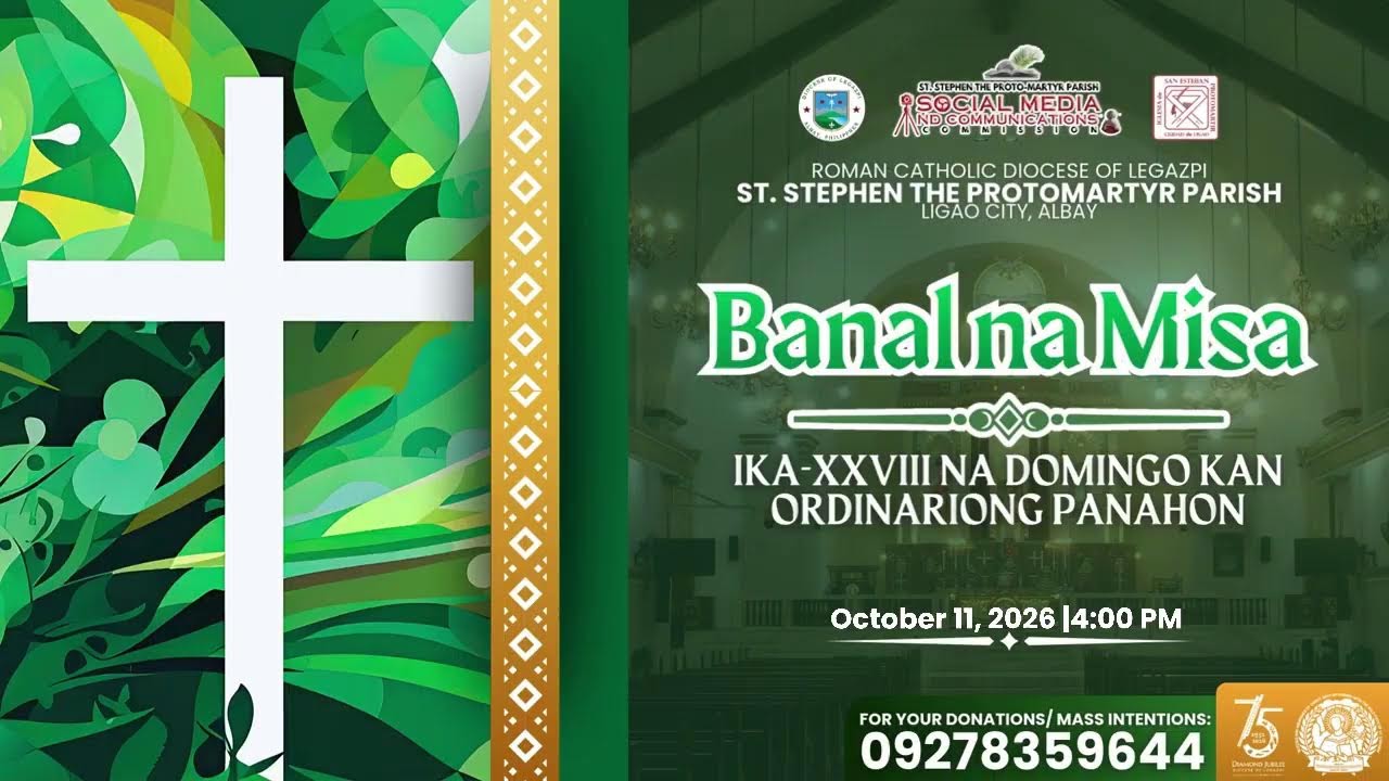 Banal na Misa | IKA-XXVIII NA DOMINGO SA ORDINARIONG PANAHON
