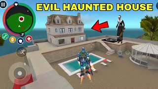Rope hero found Evil haunted house in rope hero vice town || classic gamerz
