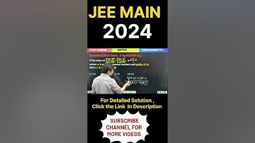 JEE MAIN/ADVANCED  PYQ