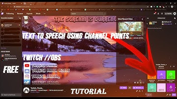 Twitch Channel Points Text To Speech (TTS) Tutorial