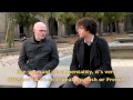 Subtitled richard simcott and alex rawlings talk after multilingual conference in parma
