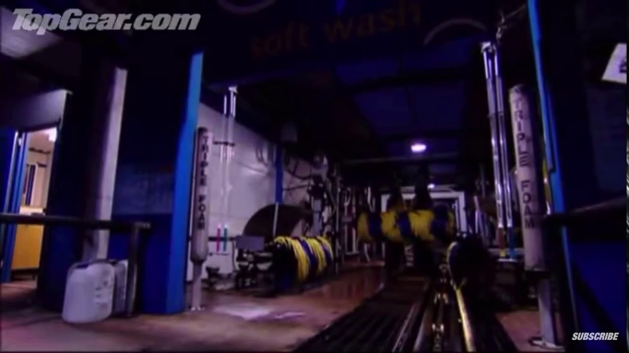 Top Gear burns down a car wash YouTube