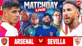 Arsenal 2-0 Sevilla | Champions League |  Match Day Live