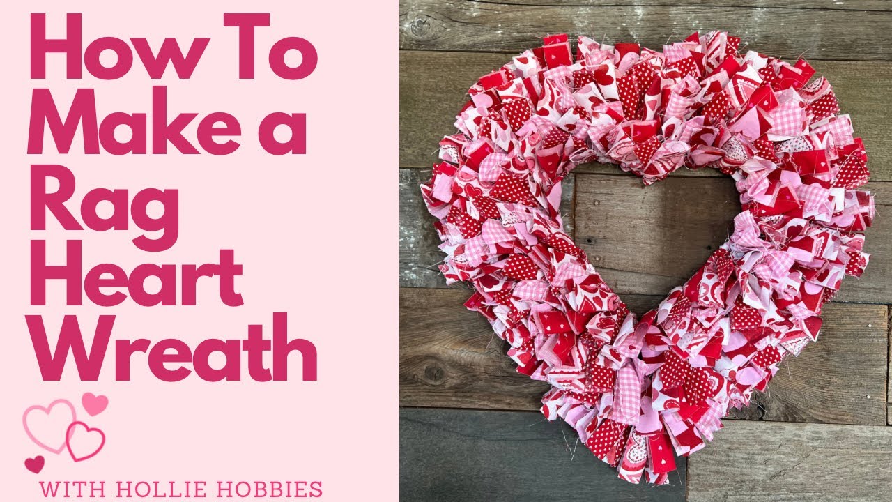 Heart Wreath/Valentine Wreath/How To Make a Valentine Wreath/Dollar Tree  Heart Wreaths/Valentine DIY 