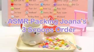 【Litebord Lucky Scoops】ASMR Packing Joana's Kuromi Suitcase + 3 Scoops Order.