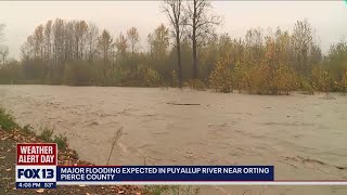 Major flooding expected in Puyallup River near Orting | FOX 13 Seattle