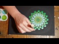 How to paint dot mandalas with Kristin Uhrig #7-Spring Green