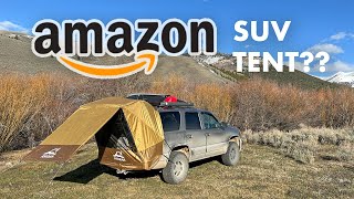 Testing the Cheapest SUV Tent on Amazon!