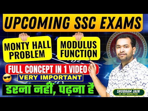 MOD function and Monty hall riddle probability questions | Must cover for upcoming SSC exams