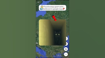 😰I Found scary giant siren head in google maps🌍!#eartheffects89 #trending #googleearth #shorts