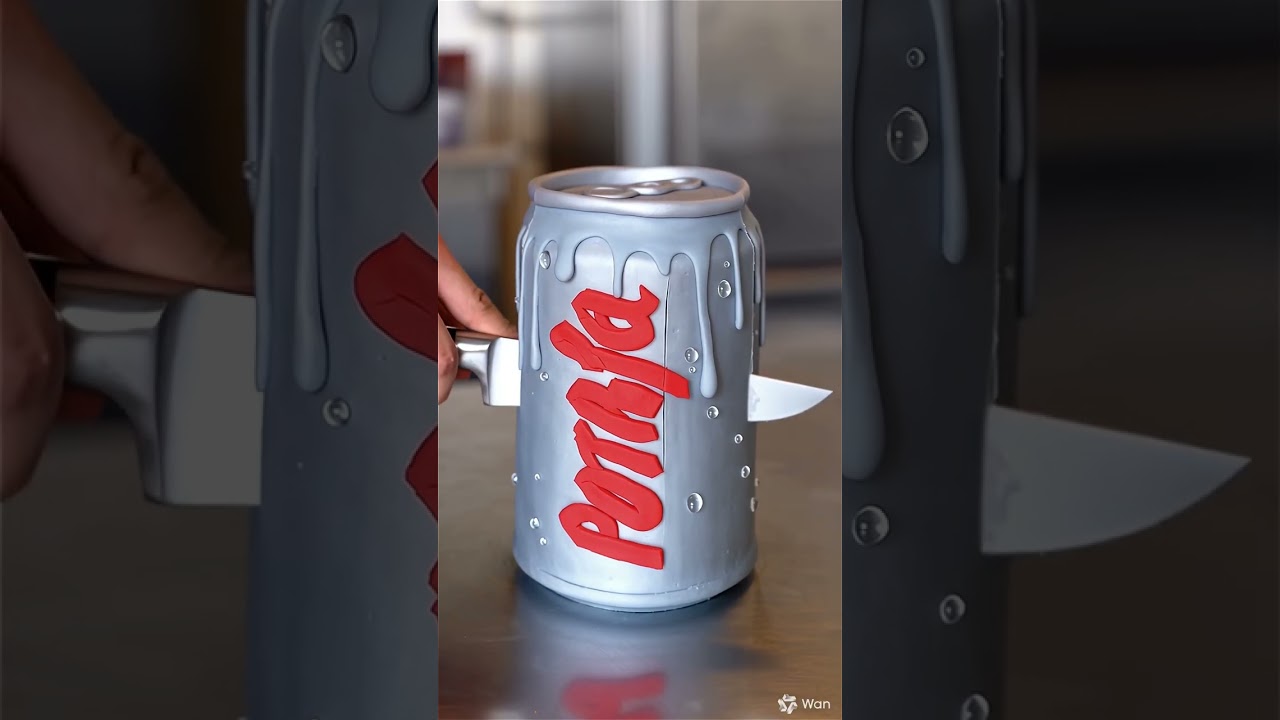 Gâteau canette trompe-l’œil / Soda Can Illusion Cake 