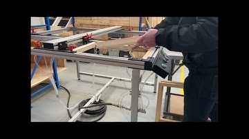 Using The Stretcher Bar Assembly Machine SBM-1