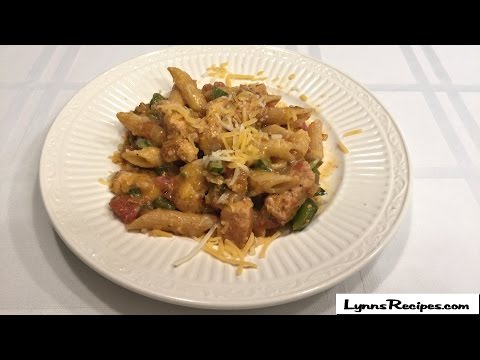 Chicken Fajita Pasta - One Pot Dish - Lynn's Recipes
