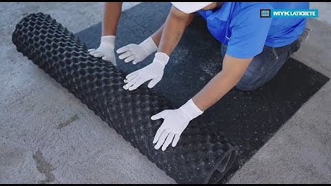 MYK LATICRETE - Floating Floor Sound Vibration Isolation Mat