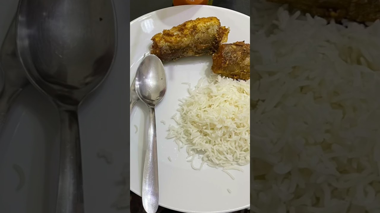 Fish spinach & rice 🍚 