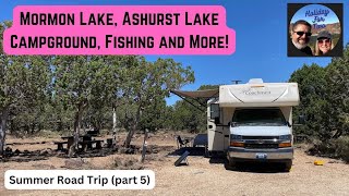 Mormon Lake view and Ashurst Lake Camp