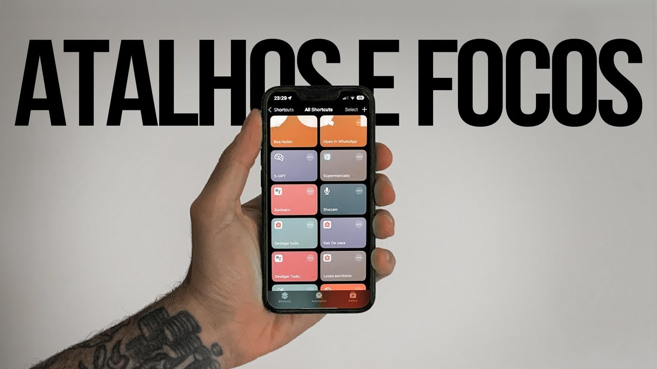 Como usar ATALHOS e FOCOS no iPhone!
