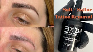 Salt and Saline Permanent Makeup Tattoo Removal FREE Course