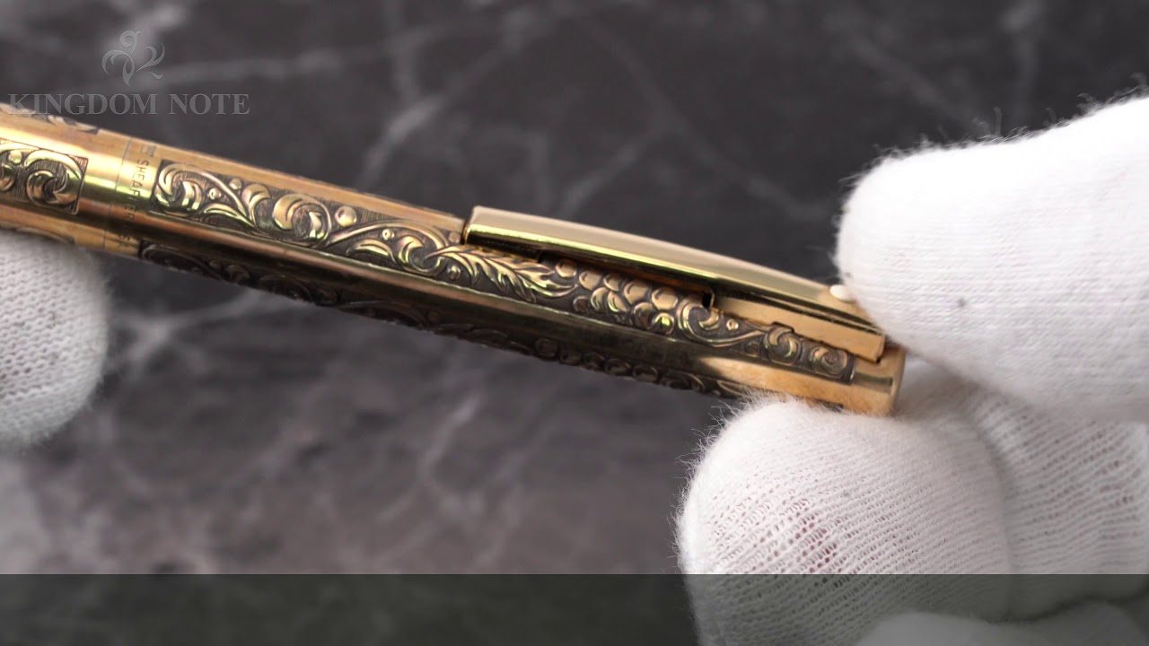 SHEAFFER シェーファー ボールペン ゴールドヴィンテージ 葡萄柄 12金