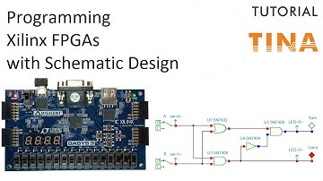 Programming Xilinx FPGA Boards with Schematic Design Entry using TINA