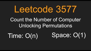 Count the Number of Computer Unlocking Permutations - Leetcode 3577 - Python