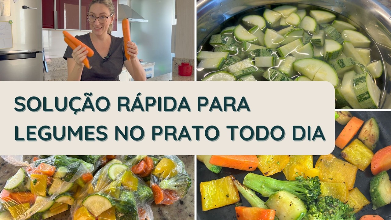 COMO CONGELAR LEGUMES DO JEITO CERTO (E FICAREM PERFEITOS!) | Seleta legumes caseira