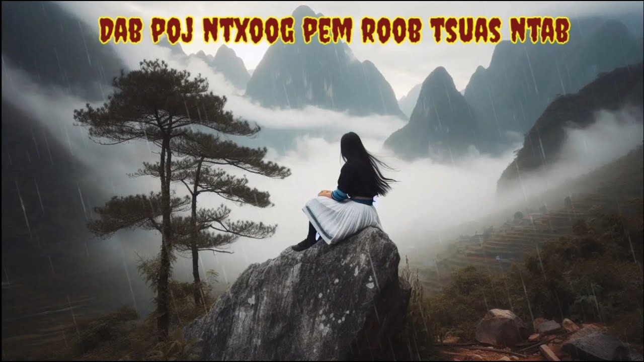 Dab neeg Dab poj ntxoog pem roob Tsuas ntab Scary story 