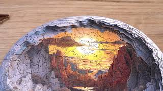 KAAYEE Wooden Jigsaw Puzzles Adult Unique Shape Advanced 3D Vision Inside the Cave 1 screenshot 5