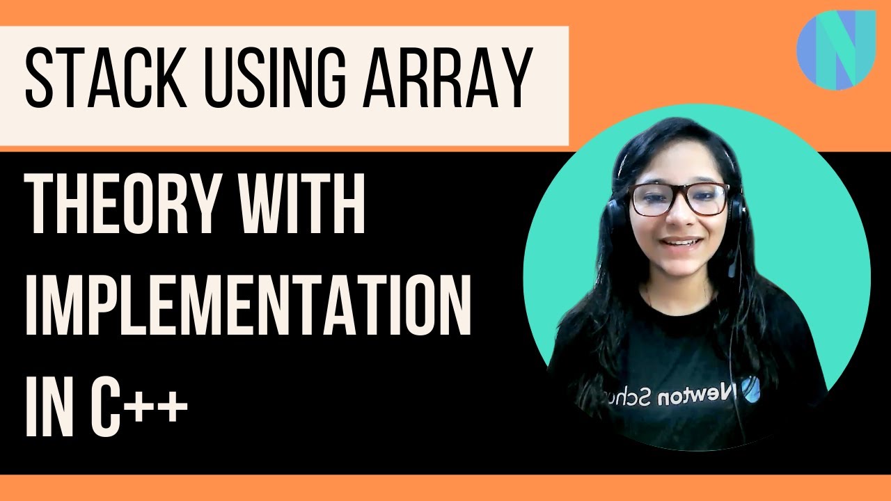 Stack using Array | Implementation in C++ - YouTube