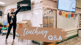 TEACHING Q &amp; A