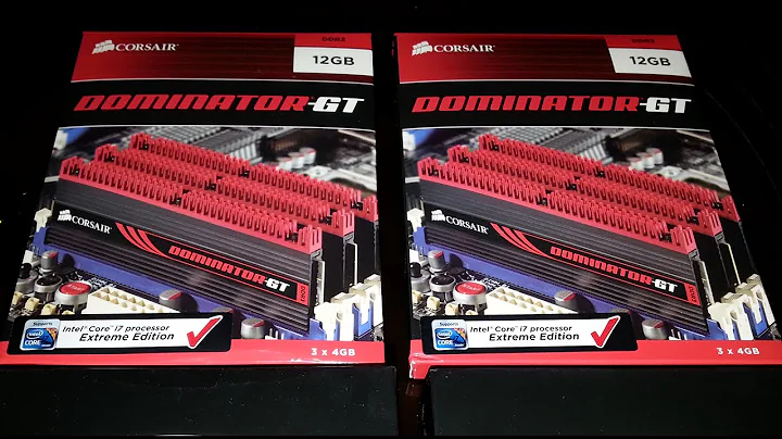 Corsair Dominator GT CMT12GX3M3A2000C9 12GB (Unboxing) [1/2]