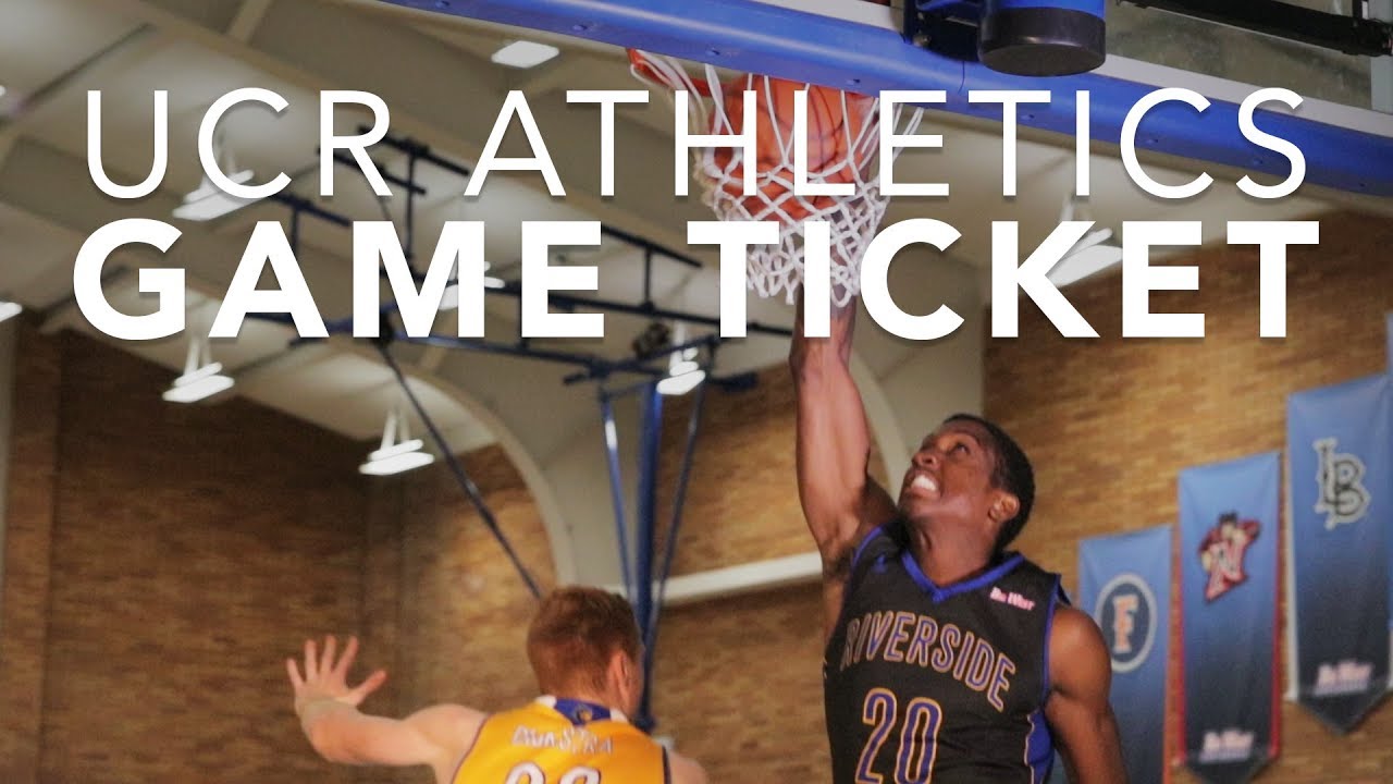UCR Athletics: Game Ticket