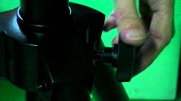 OptiTrack Motion Capture Setup Securing a Lock Knob Legs of the Stand