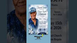 Noamie Hanson Funeral Announcement