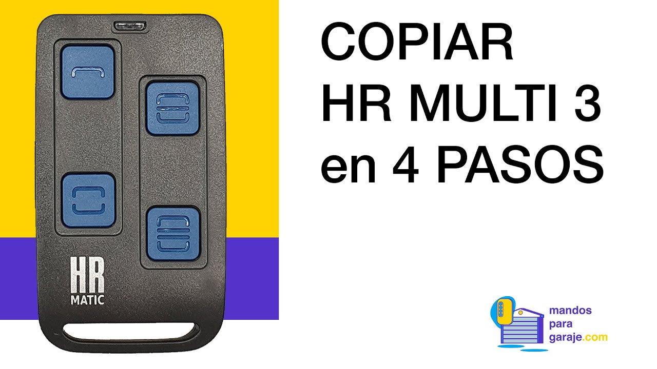 TUTORIAL] Cómo COPIAR su PUJOL VARIO con HR MATIC FOR4M2 ✓