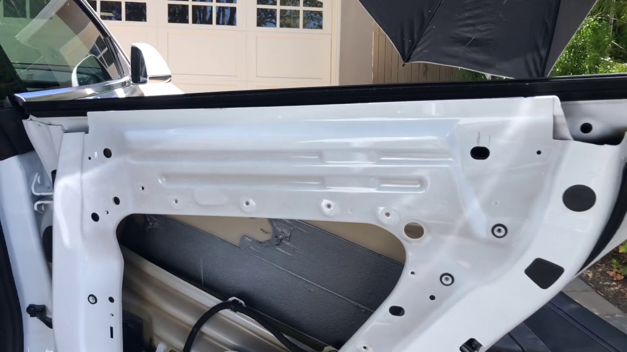 Tesla Model 3 paintless dent repair - YouTube