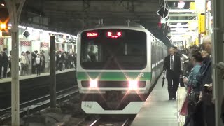 上野東京ラインE231系マト129編成 上野駅発車 60FPS